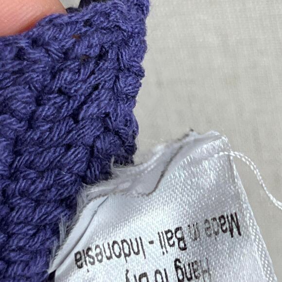 vintage y2k crochet sea shell halter neck crop top - Picture 6 of 7